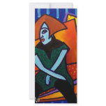 Woman Seated J 7 rack cards