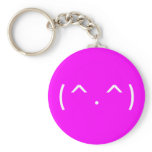 Woman Smile (Japanese Smiley) Keychain