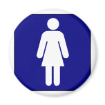 Woman Symbol magnets