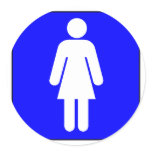 Woman Symbol stickers
