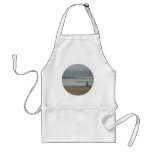 Woman Walking Dog Along Pismo Beach, CA Apron