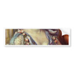 Woman With A Fan By Pierre-Auguste Renoir (Best Qu bumper stickers