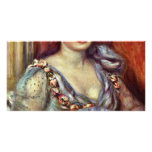 Woman With A Fan By Pierre-Auguste Renoir (Best Qu photo cards