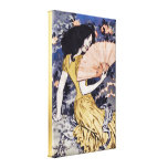 Woman with a Fan Wrapped Canvas canvas prints