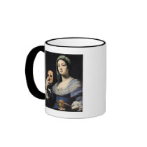 Woman with a Mask 2 Coffee Mug
