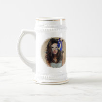 Woman With Butterfly Mask Mug