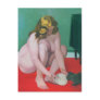 Woman with cat beautiful nude painting Vallotton