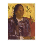 Woman with Gardenia by Paul Gauguin postcards