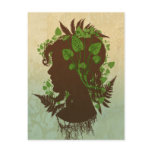 Woman with Leaves and Vines postcards