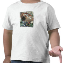 Woman with lilies in the greenhouse -Lovis Corinth T-shirt