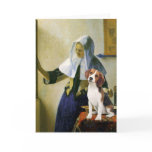 Woman with Pitcher - Beagle 1 (mp) Greeting Cards