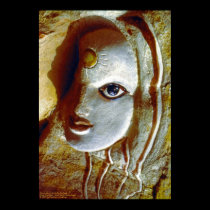 Woman with the Sun at her Forehead/Poster posters