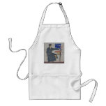 WOMAN WITH UMBRELLA: VINTAGE aprons