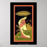 Woman with Umbrella ~ Vintage Japanese posters