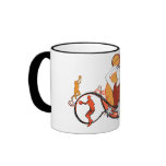 Woman's Basketball Illustration mugs