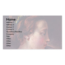 Woman'S Head By François Boucher Business Card Templates