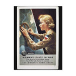Woman's Place In War! Postcard
