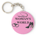 WOMAN'S WORLD keychains