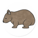 Wombat Graphic stickers