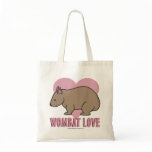 Wombat Love II Canvas Bag