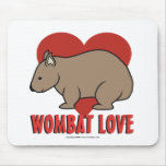 Wombat Love mousepads