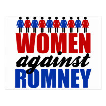 Women Against Romney Postcards