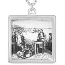 Women and Children Making Shoes Pendant