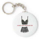 WOMEN ARE ALWAYS ON TOP keychains