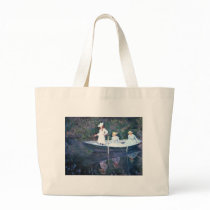 Women Boating - Claude Monet Tote Bag