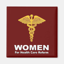 Women for health care reform fridge magnets
