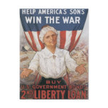 Women! Help America's Sons postcards
