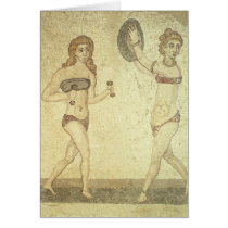 Women in 'bikinis' greeting cards