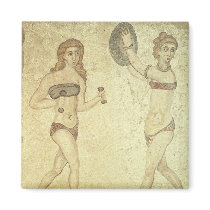 Women in 'bikinis' refrigerator magnet