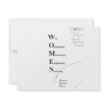 WOMEN invitations