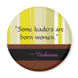 Women Leader Quote Magnet