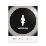 Women - Making Executress Decisions postcards