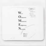WOMEN mousepads
