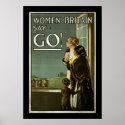 Women of Britain Say GO! (border) posters