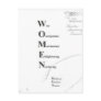 WOMEN POSTCARD