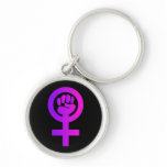 Women Power Symbol Keychain