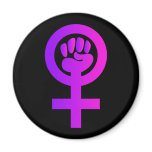 Women Power Symbol Magnet