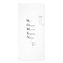 WOMEN CUSTOMIZED RACK CARD