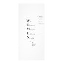 WOMEN rack cards