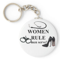 WOMEN RULE KEY CHAIN