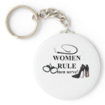 WOMEN RULE keychains