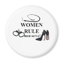 WOMEN RULE REFRIGERATOR MAGNET