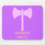 WOMEN RULE! mousepads