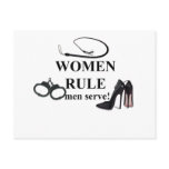 WOMEN RULE postcards