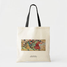 Women Running By Hodler Ferdinand Canvas Bag