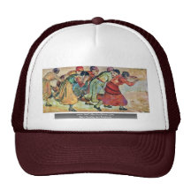 Women Running By Hodler Ferdinand Mesh Hats